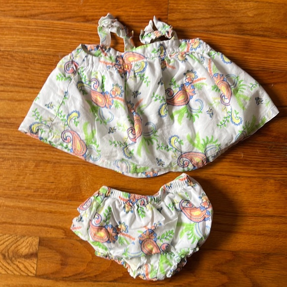 Perfect summer sets! Janie and Jack 0-3 months 2-piece outfits - Picture 4 of 6